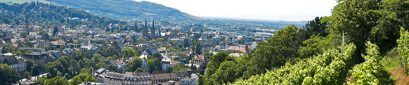 Ausblick von der Lage Freiburg Schloßberg