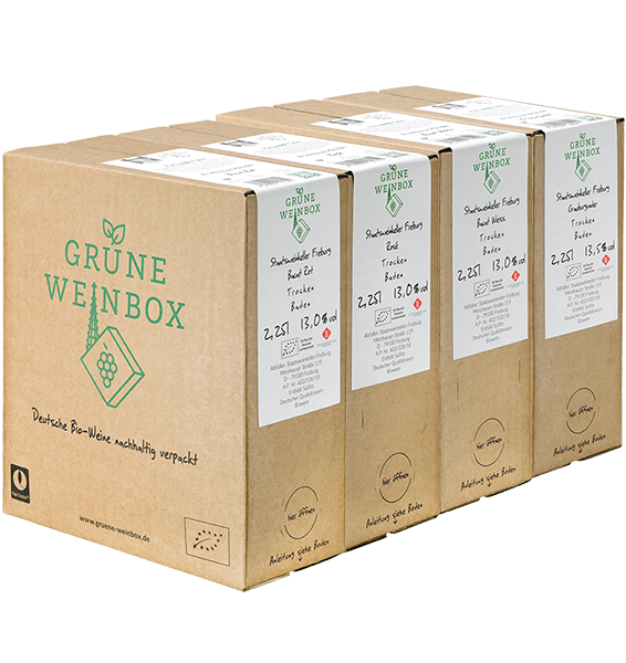 Probierpaket Grüne Weinbox Draußen